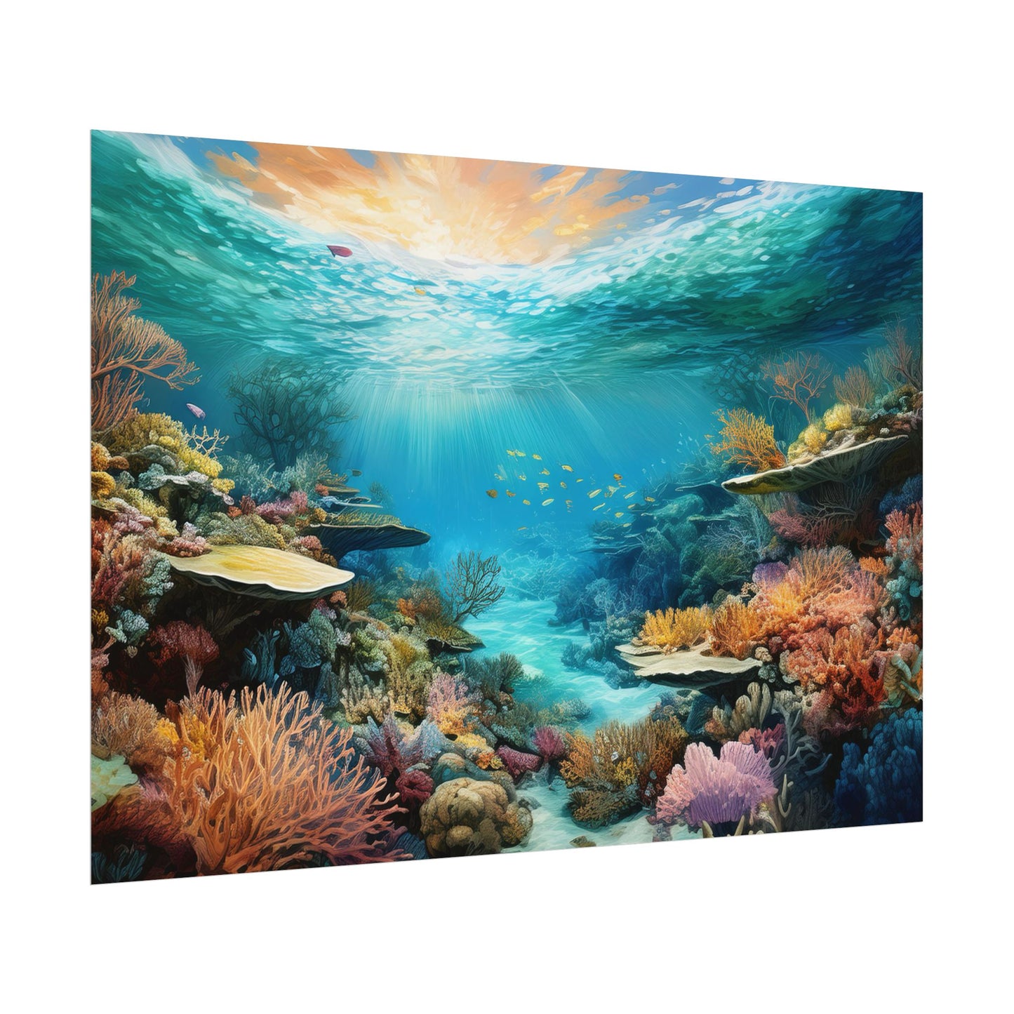 Great Barrier Reef  Australia Coastal Print | Style 2 | Wall Art | Wall Print