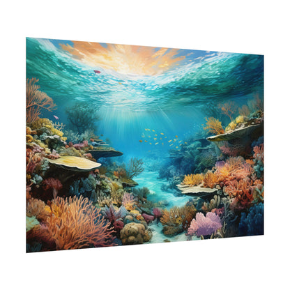 Great Barrier Reef  Australia Coastal Print | Style 2 | Wall Art | Wall Print