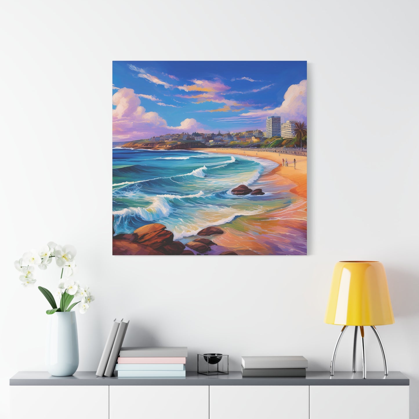 Coogee Beach Australia Coastal Canvas Art | Style 1 | Wall Art | Wall Print