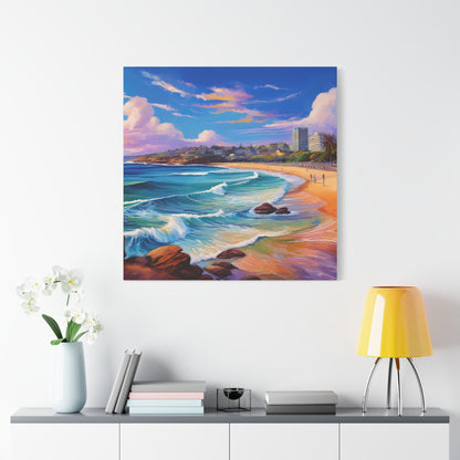 Coogee Beach Australia Coastal Canvas Art | Style 1 | Wall Art | Wall Print