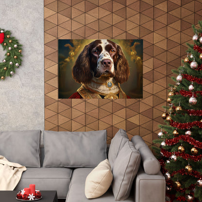 English Springer Spaniel Renaissance Dog Portrait Print, Wall Decor Gift, Dog Wall, wall prints, art prints