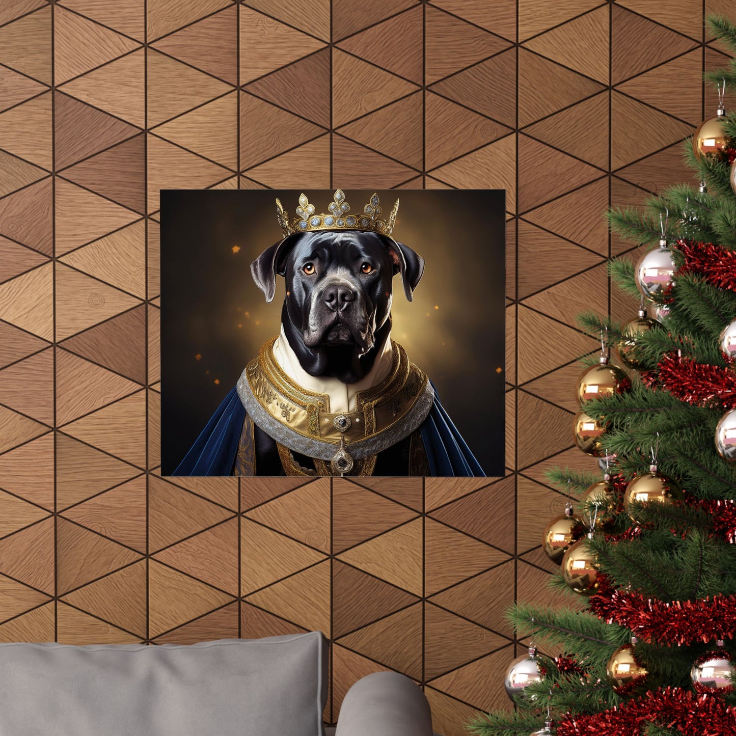 Cane Corso Renaissance Pet Portrait Print,  Art Print, Wall Decor Gift, Animal Lover, Dog Wall Art, wall art, wall prints