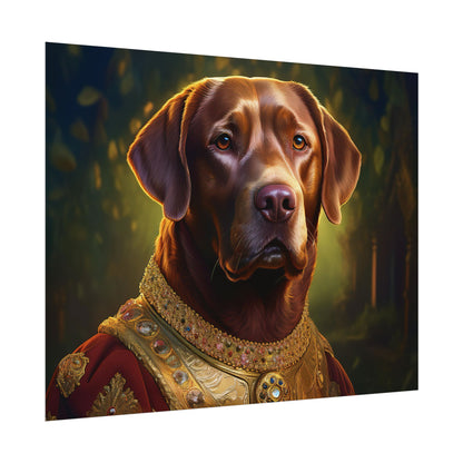 Chesapeake Bay Retriever Dog Renaissance Pet Portrait Print, Animal Lover print, Dog Wall Art, wall print, wall art