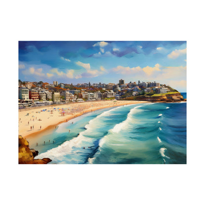 Bondi Beach Australia Coastal Print | Style 1 | Wall Art | Wall Print