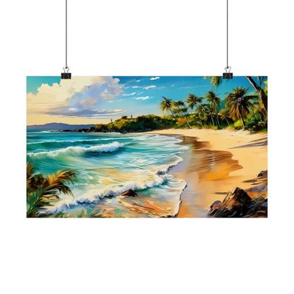 Noosa Main Beach Australia Coastal Print | Style 1 | Wall Art | Wall Print