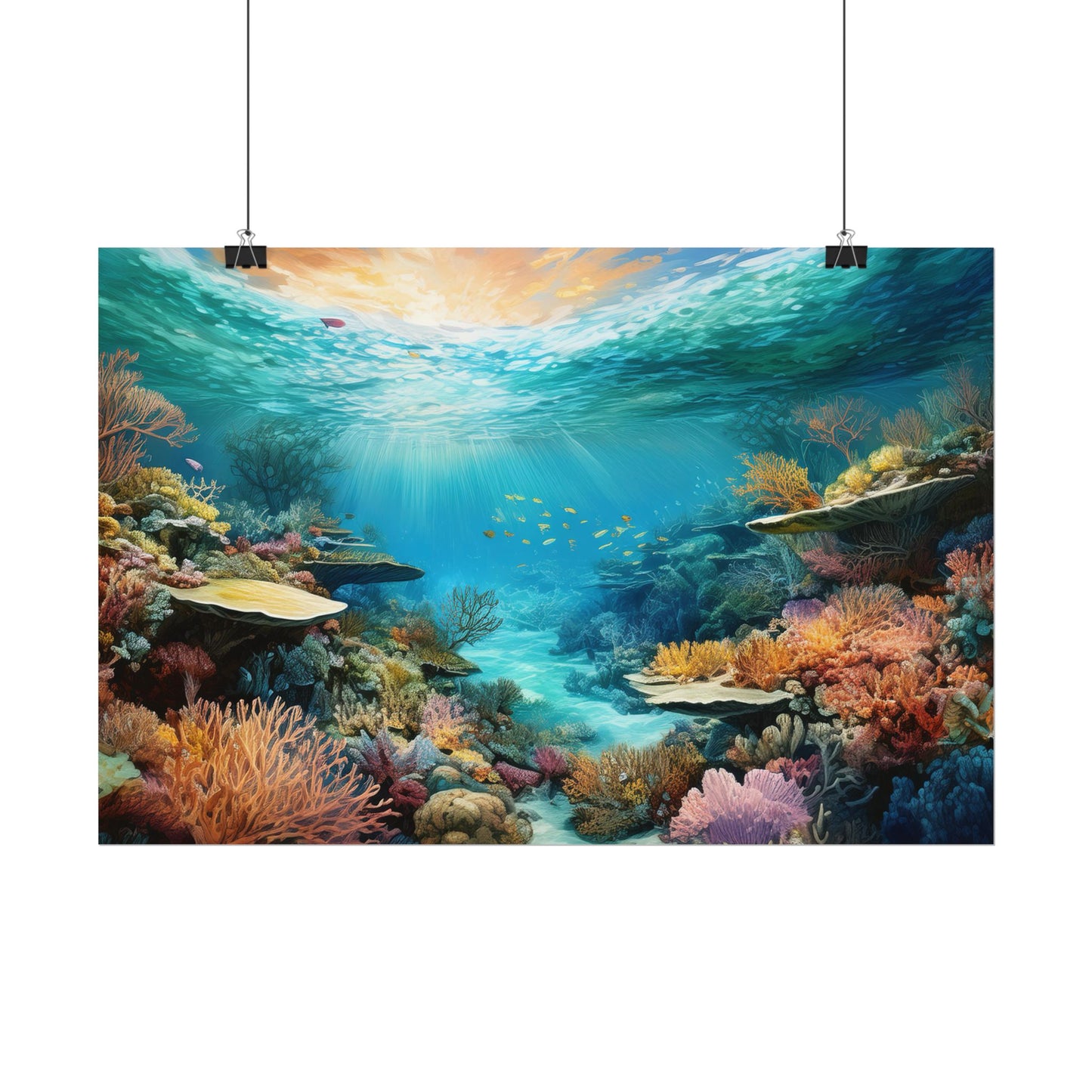 Great Barrier Reef  Australia Coastal Print | Style 2 | Wall Art | Wall Print