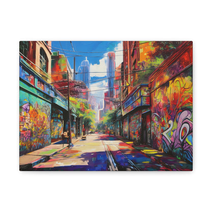 Melbourne Street Graffiti Australia on Canvas | Style 2 | Wall Art | Wall Print