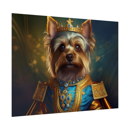 Yorkshire Terrier Dog Renaissance Pet Portrait Print | Wall Art | Wall Print | Dog Art