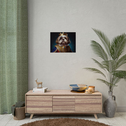Shih Tzu Renaissance Pet Portrait Print | Dog Lover Wall Art | Dog Memorial Gift | Wall Art | Wall Print