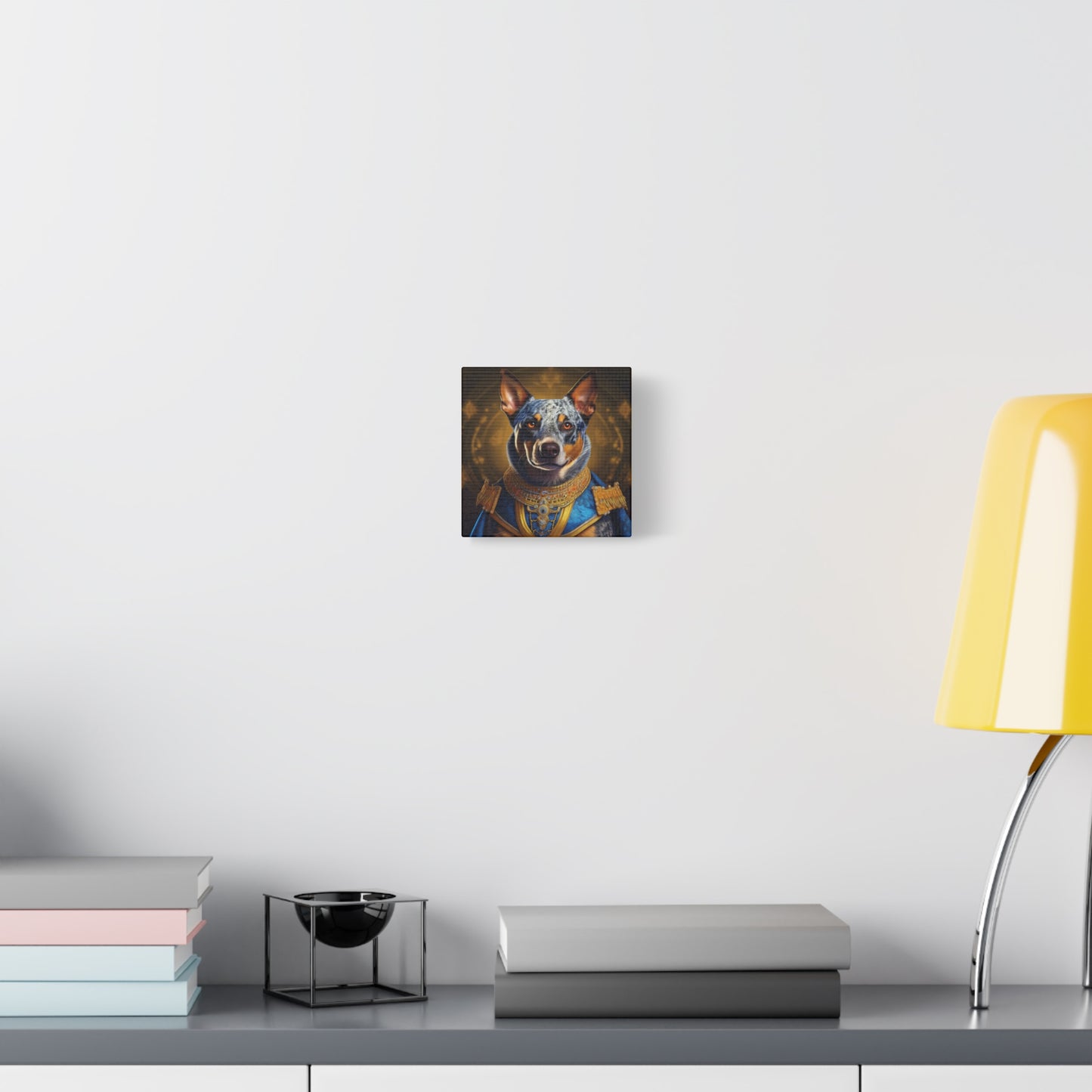Australian Cattle Dog Renaissance Pet Portrait on Canvas | wall art |  wall print