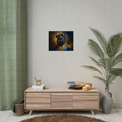 Giant Schnauzer Pet Renaissance Portrait Print, Dog Lover Wall Print | Wall Art | Wall Print