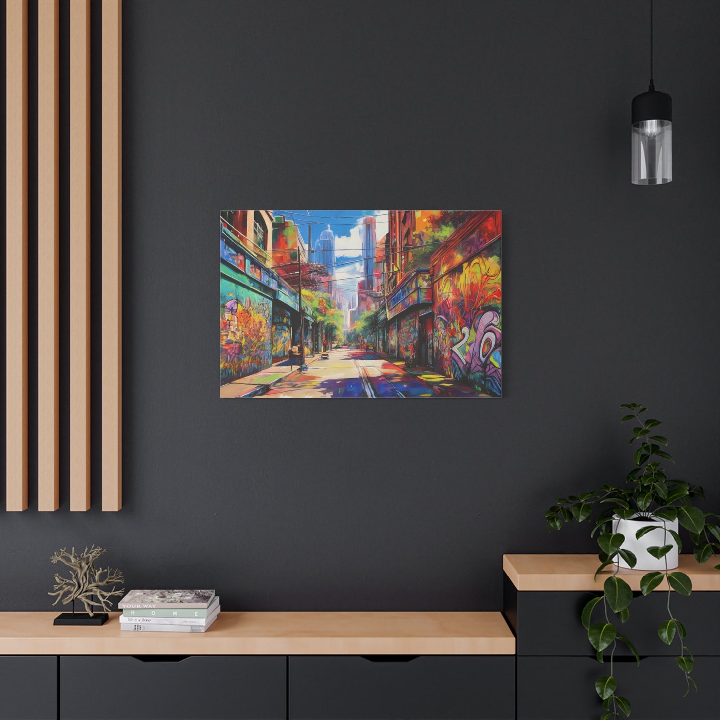 Melbourne Street Graffiti Australia on Canvas | Style 2 | Wall Art | Wall Print