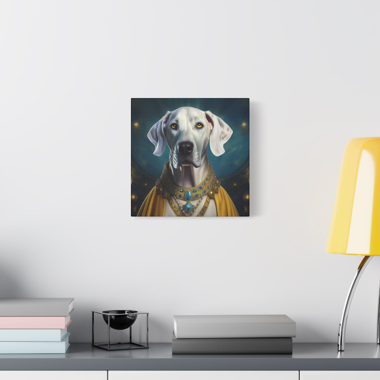 Great Dane Pet Portrait Renaissance - Canvas, wall art, wall print, dog portrait, dog art