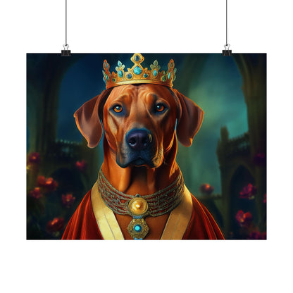 Rhodesian Ridgeback Dog Renaissance Pet Portrait, Rhodesian Ridgeback Art Print,  Animal Lover Art, Wall art, wall print