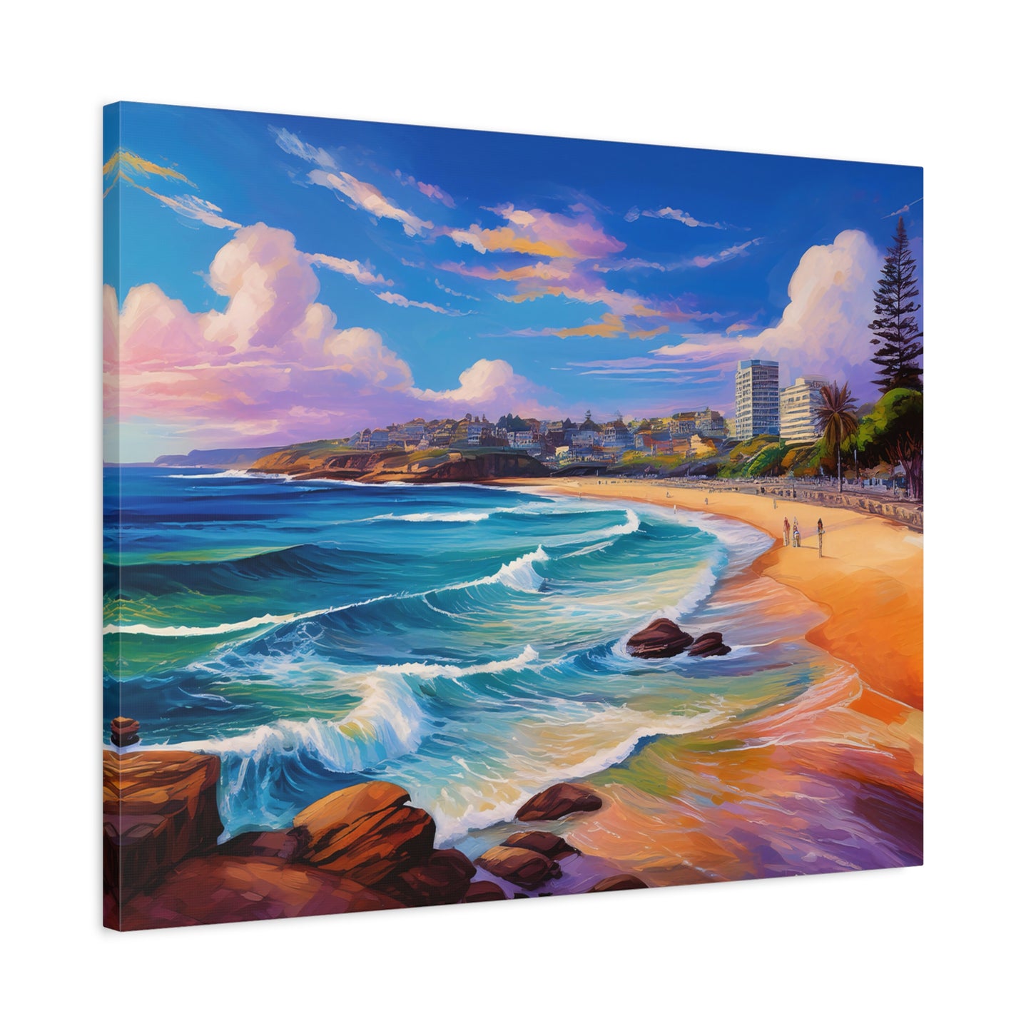 Coogee Beach Australia Coastal Canvas Art | Style 1 | Wall Art | Wall Print