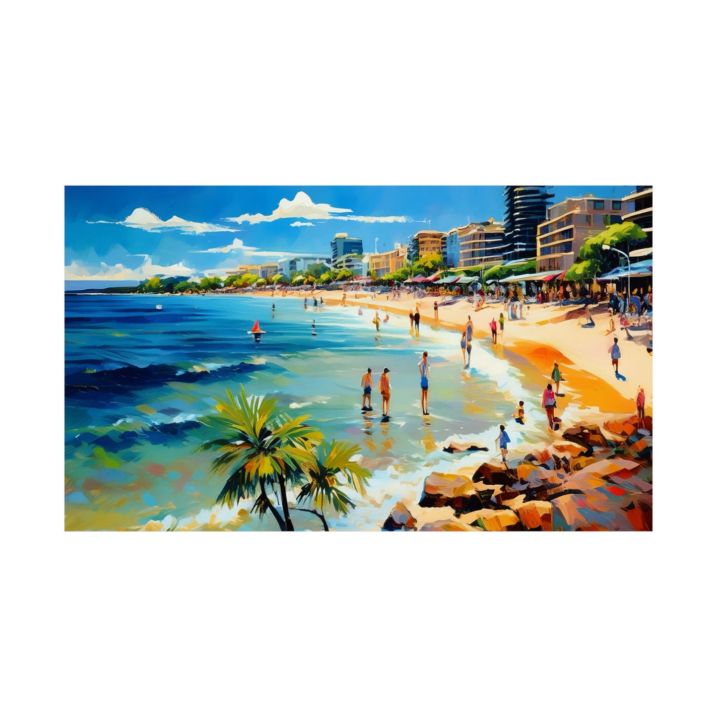 Manly Beach Australia Coastal Print | Style 1 | Wall Art | Wall Print
