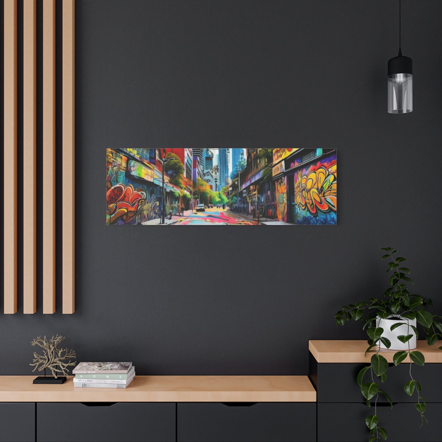 Melbourne Street Graffiti Australia Canvas Art | Style 1 | Wall Art | Wall Print