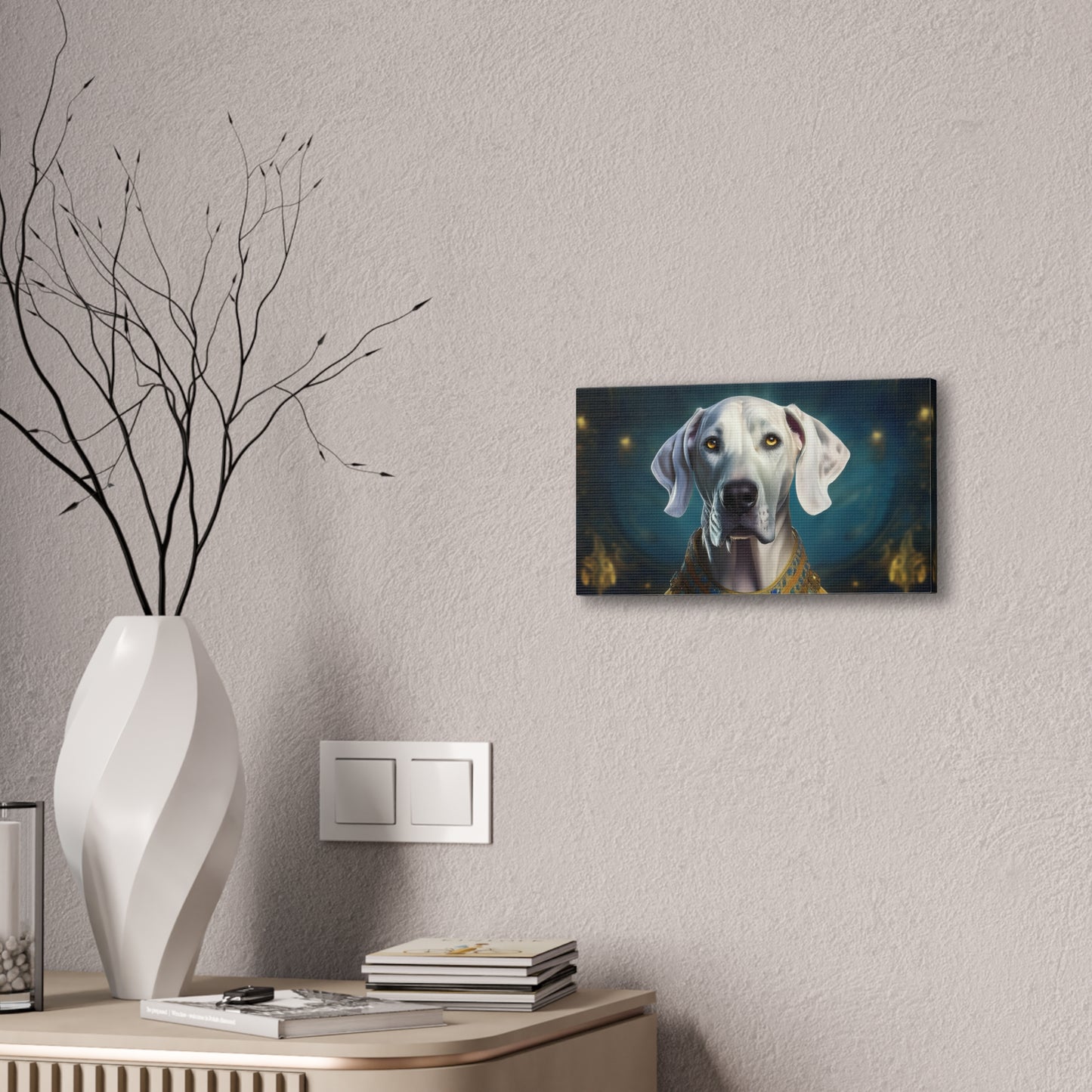 Great Dane Renaissance Pet Portrait  - Canvas, wall art, wall print, dog portrait, dog art