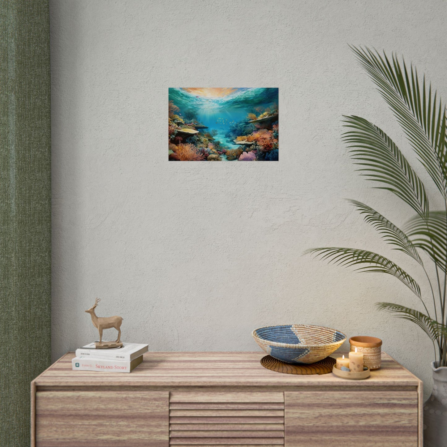 Great Barrier Reef  Australia Coastal Print | Style 2 | Wall Art | Wall Print
