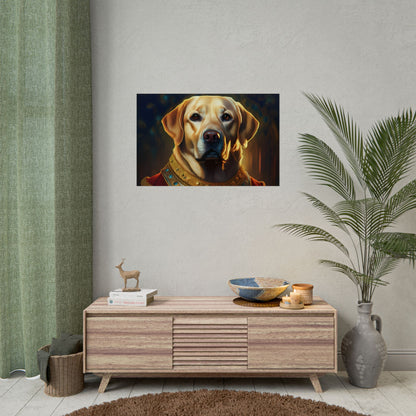 Labrador Retriever Renaissance Pet Portrait Art Print, Wall Decor Gift, Animal Lover Home Decor, Dog Wall Art