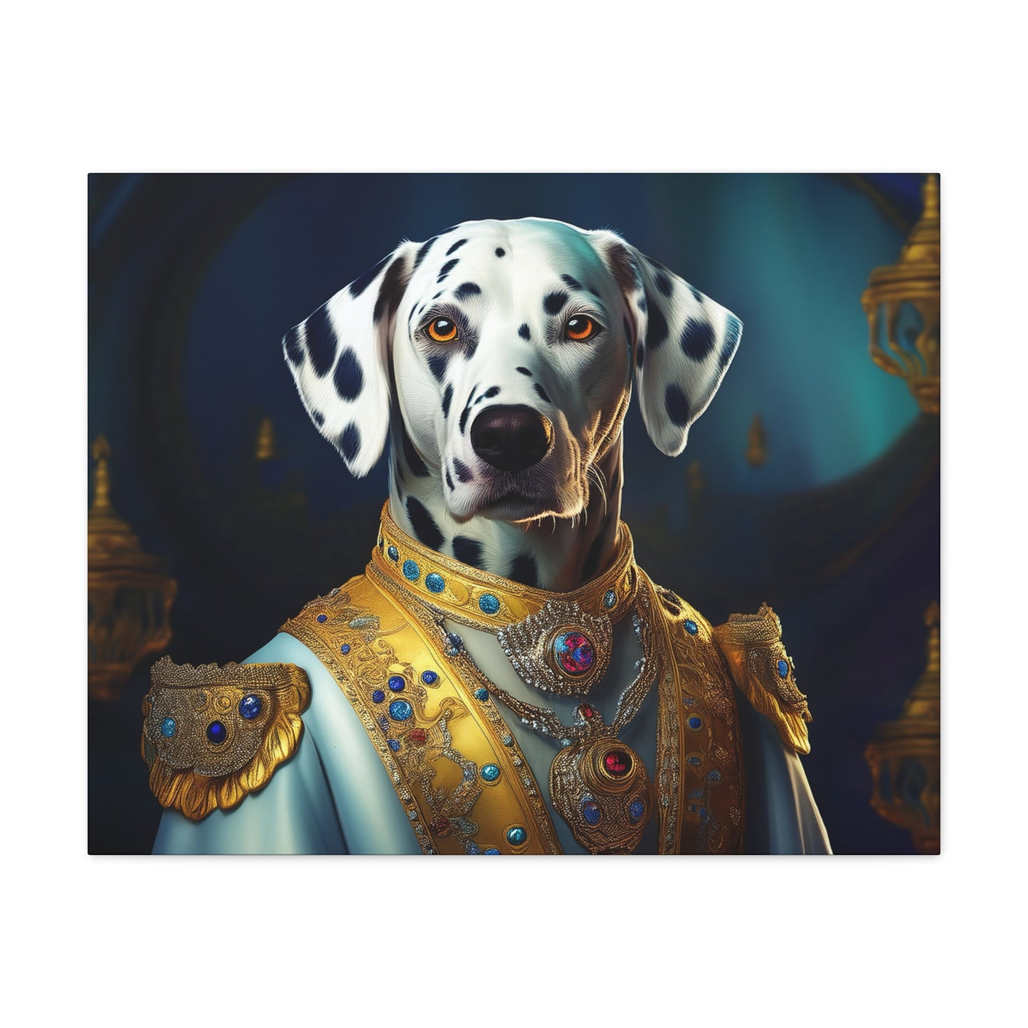 Dalmation Renaissance Pet Portrait Canvas | Wall art | Wall print | Dog art
