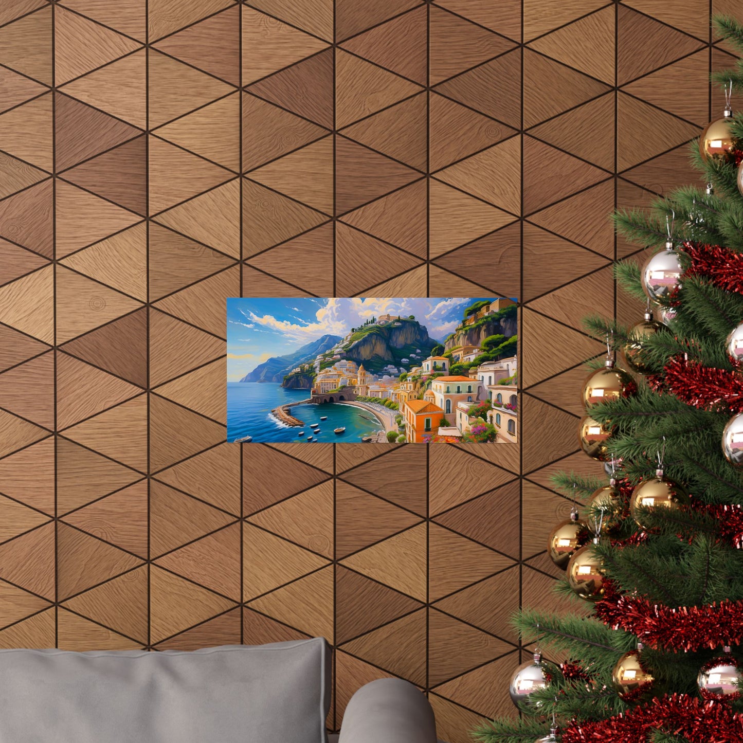 Amalfi Coast Italy Coastal Print | Style 2 | Wall Art | Wall Print