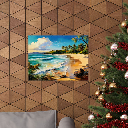 Noosa Main Beach Australia Coastal Print | Style 1 | Wall Art | Wall Print