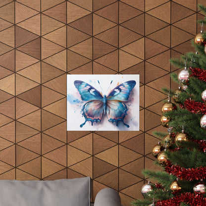 Teal, Blue & Pink Butterfly Alcohol Ink Wall Art |  Butterfly wall art | Wall Art | Wall Print