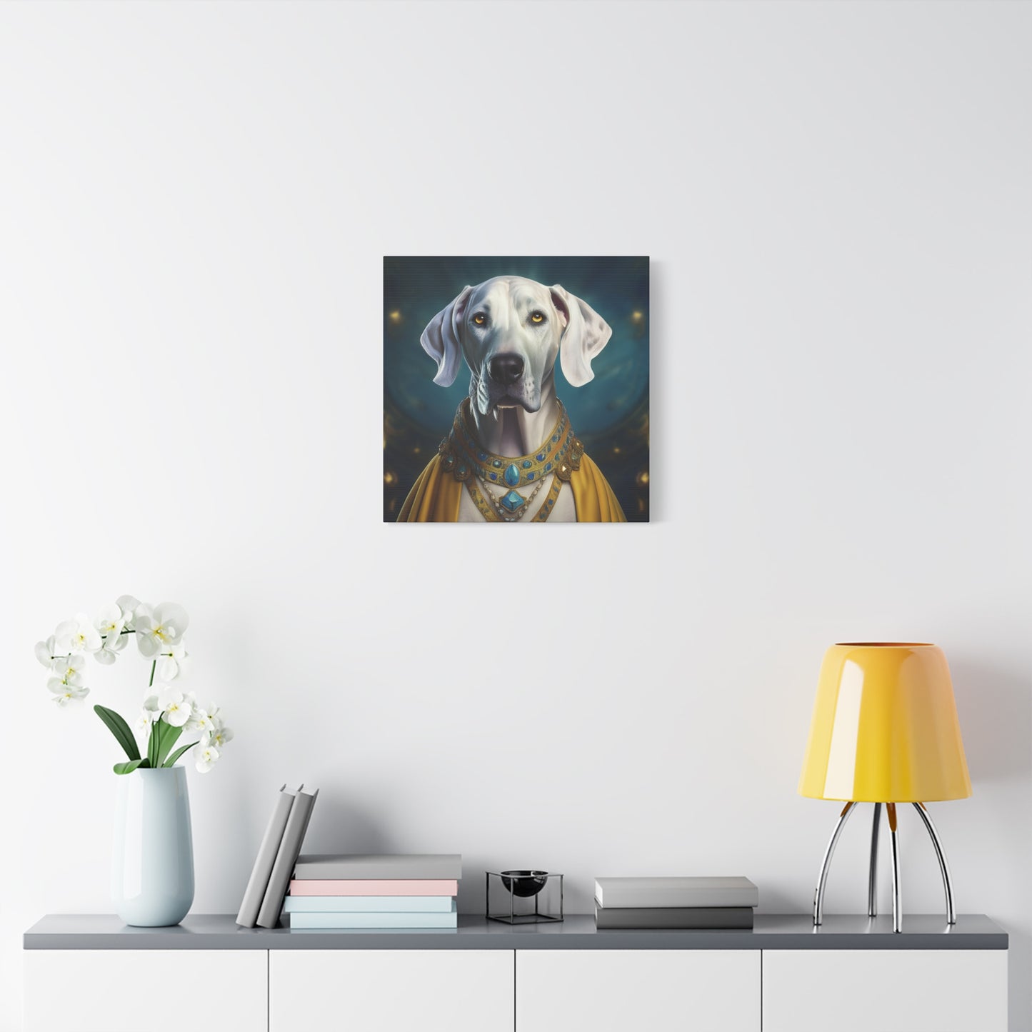 Great Dane Pet Portrait Renaissance - Canvas, wall art, wall print, dog portrait, dog art