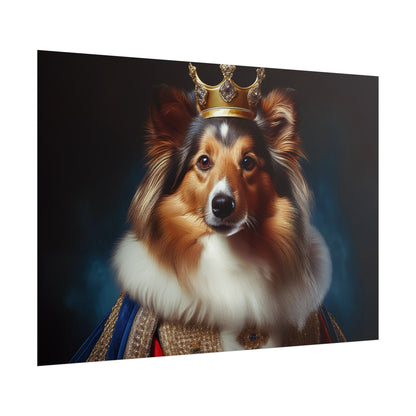 Shetland Sheepdog Renaissance Dog Portrait Art Print, Wall Decor Gift, Animal Lover Home Decor, Dog Wall Art