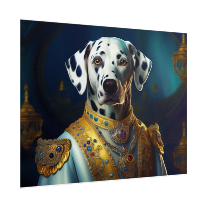 Dalmation Dog Renaissance Pet Portrait Wall Print | Art Print | Wall Art | Dog Art