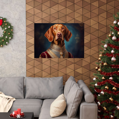 Vizsla Renaissance Pet Portrait Print,  Art Print, Wall Decor,  Animal Print, Dog Wall Art, Wall print, wall art, dog art