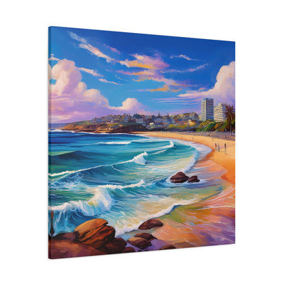 Coogee Beach Australia Coastal Canvas Art | Style 1 | Wall Art | Wall Print
