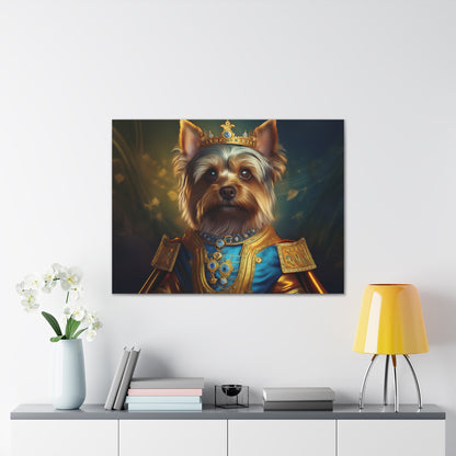 Yorkshire Terrier Renaissance Pet Portrait on Canvas | Wall Art | Wall Print | Dog Art