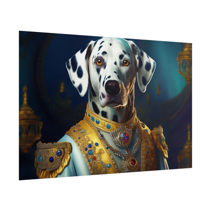 Dalmation Dog Renaissance Pet Portrait Wall Print | Art Print | Wall Art | Dog Art