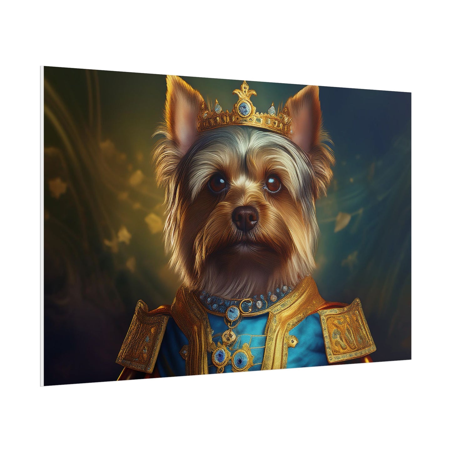 Yorkshire Terrier Dog Renaissance Pet Portrait Print | Wall Art | Wall Print | Dog Art