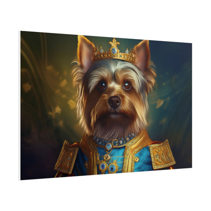 Yorkshire Terrier Dog Renaissance Pet Portrait Print | Wall Art | Wall Print | Dog Art