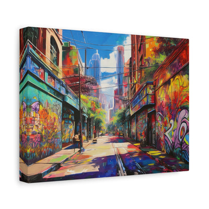 Melbourne Street Graffiti Australia on Canvas | Style 2 | Wall Art | Wall Print