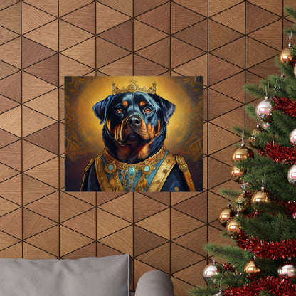 Rottweiler Renaissance Dog Portrait Art Print, Wall Decor Gift, Animal Lover Home Decor, Dog Wall Art