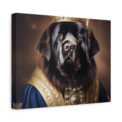Newfoundland Renaissance Pet Portrait on Canvas | wall art | wall print