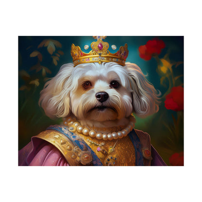 Havanese Dog Renaissance Pet Portrait Print, Wall print, wall art, Animal Lover Home Decor, Dog Wall Art
