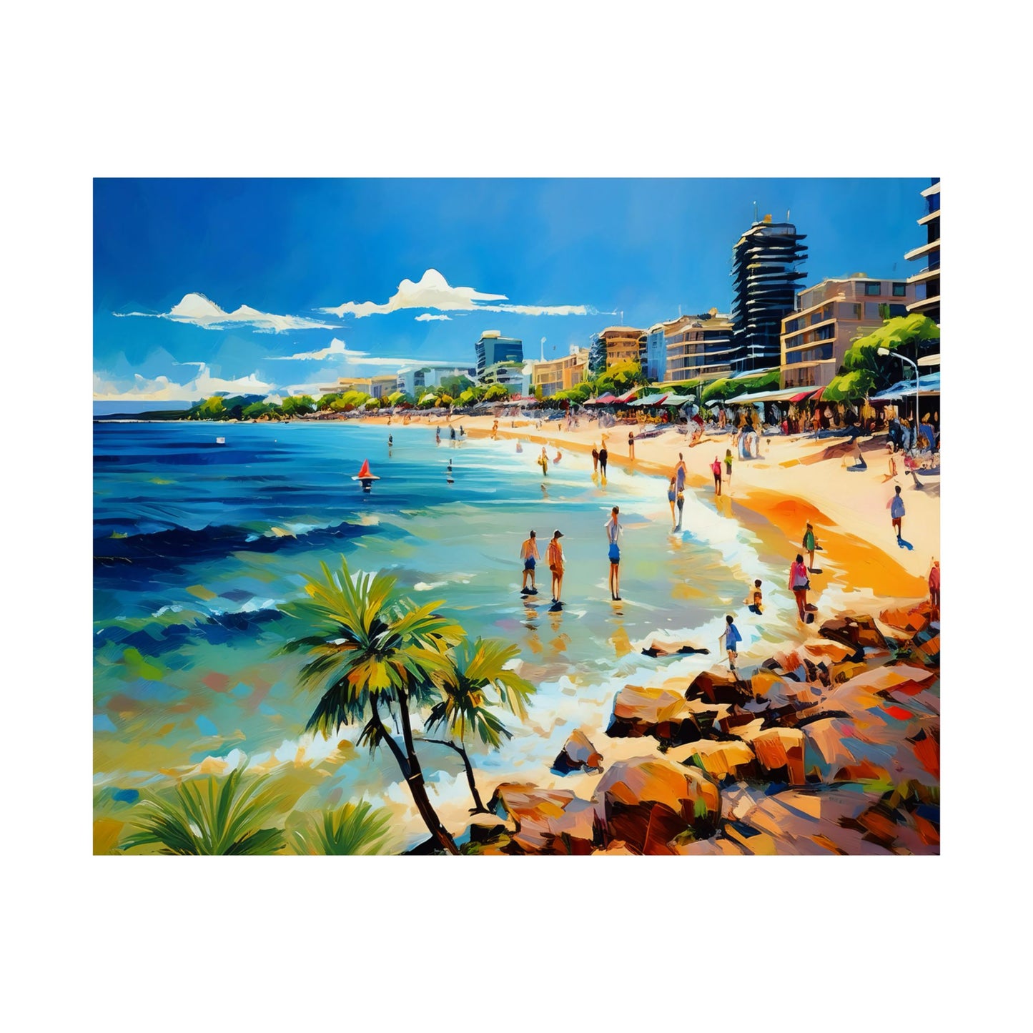 Manly Beach Australia Coastal Print | Style 1 | Wall Art | Wall Print