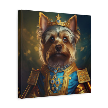 Yorkshire Terrier Renaissance Pet Portrait on Canvas | Wall Art | Wall Print | Dog Art