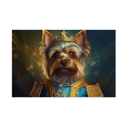 Yorkshire Terrier Dog Renaissance Pet Portrait Print | Wall Art | Wall Print | Dog Art