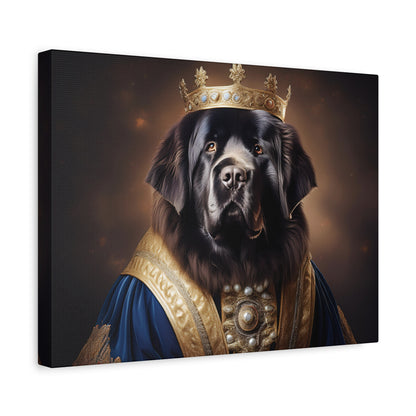 Newfoundland Renaissance Pet Portrait on Canvas | wall art | wall print