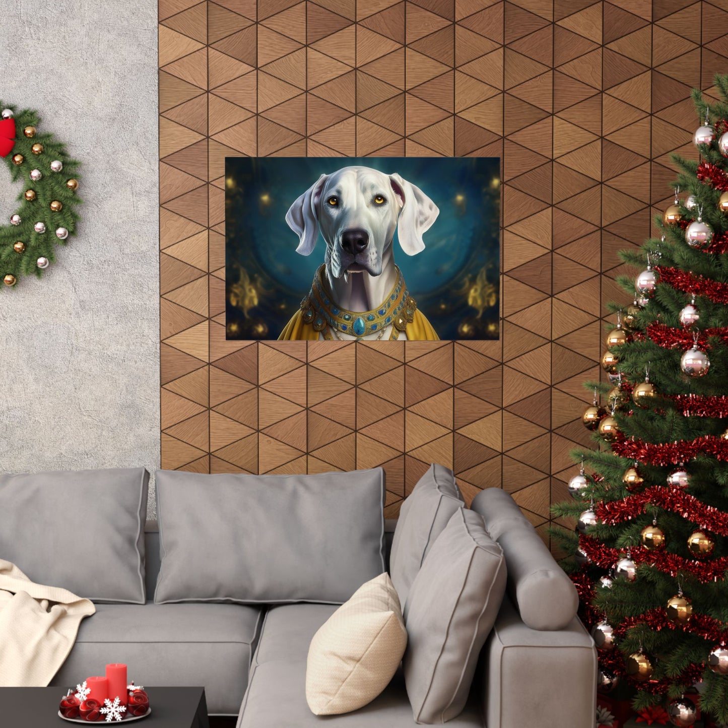 Great Dane Dog Renaissance Art Print |  Wall art | Wall Print