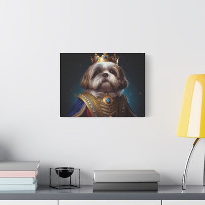 Shih Tzu Renaissance Pet Portrait on Canvas | wall art, wall print, dog portrait, dog art