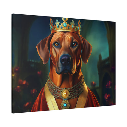 Rhodesian Ridgeback Renaissance Pet Portrait  on Canvas, wall art, wall print, dog portrait, dog art