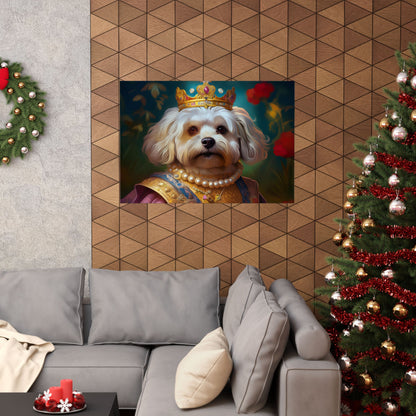 Havanese Dog Renaissance Pet Portrait Print, Wall print, wall art, Animal Lover Home Decor, Dog Wall Art