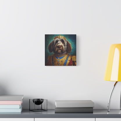 Portuguese Water Dog Renaissance Pet Portrait on Canvas | wall art | wall print